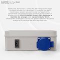 028720 - CLAMPER Mobi Plug Smart 220V 8+5kW C IR M - Tomada Residencial 20A + Industrial 32A - 05